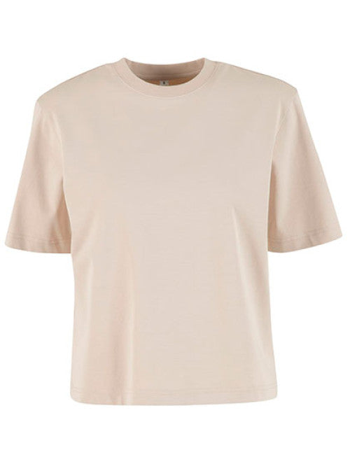 Build Your Brand - Sorona® Ladies Regular Boxy Tee - Cloud