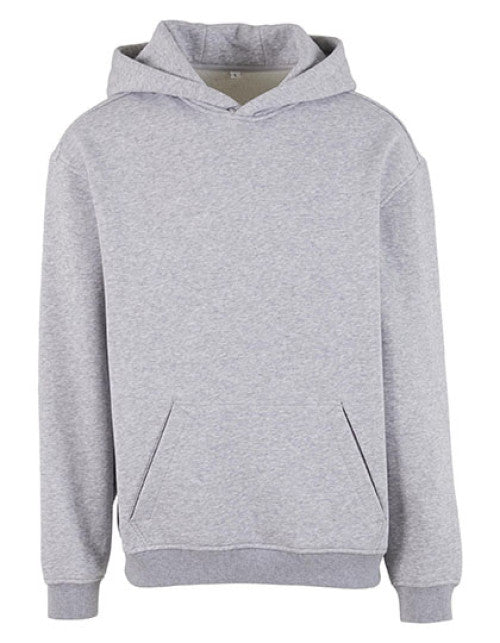 Build Your Brand - Loose Fit Hoody - Heather Grey