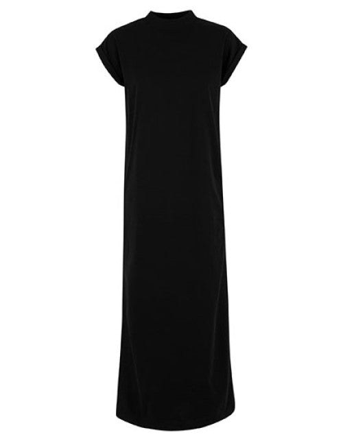 Build Your Brand - Ladies Sorona® Long Extended Shoulder Dress - Black