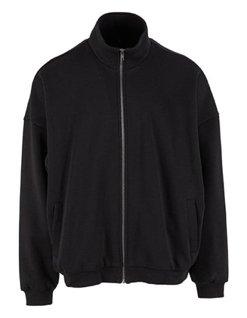 Build Your Brand - Oversized Zip Jacket - Black