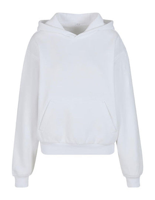 Build Your Brand - Ladies Loose Fit Hoody - White