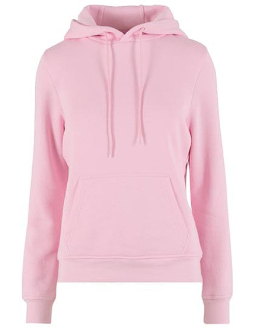 Build Your Brand Basic - Ladies´ Basic Hoody - Soft Pink