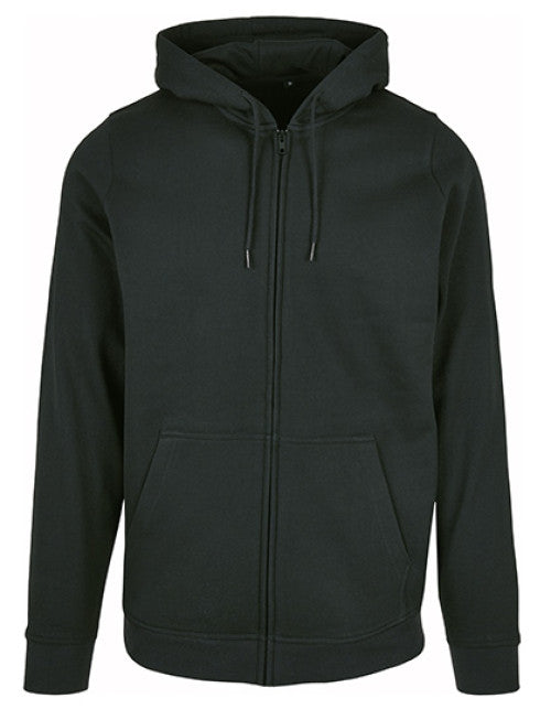 Build Your Brand Basic - Basic Zip Hoody - Black