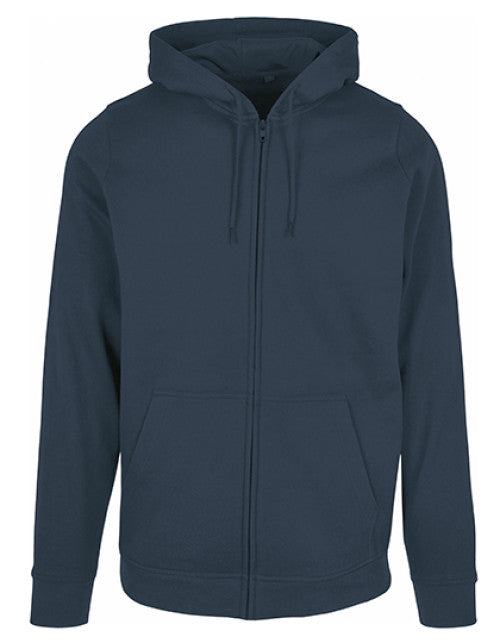 Build Your Brand Basic - Basic Zip Hoody - Navy