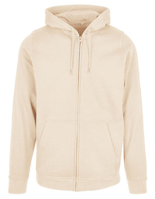 Build Your Brand Basic - Basic Zip Hoody - Sand