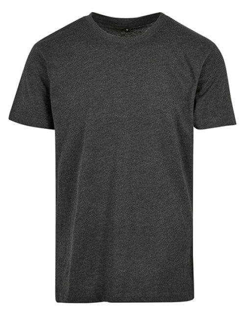 Build Your Brand Basic - Basic Round Neck T-Shirt - Charcoal