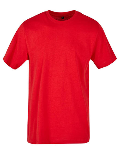 Build Your Brand Basic - Basic Round Neck T-Shirt - City Red