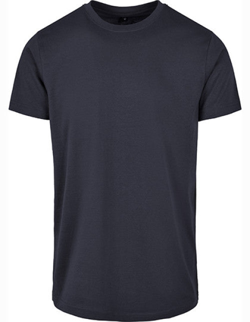 Build Your Brand Basic - Basic Round Neck T-Shirt - Navy