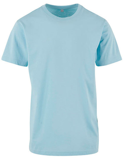 Build Your Brand Basic - Basic Round Neck T-Shirt - Ocean Blue