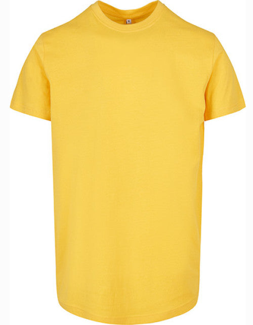 Build Your Brand Basic - Basic Round Neck T-Shirt - Taxi Yellow
