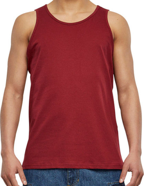 Build Your Brand Basic - Basic Tank - Burgundy