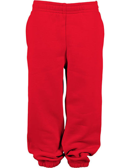 Build Your Brand Basic - Kids Basic Sweatpants - City Red