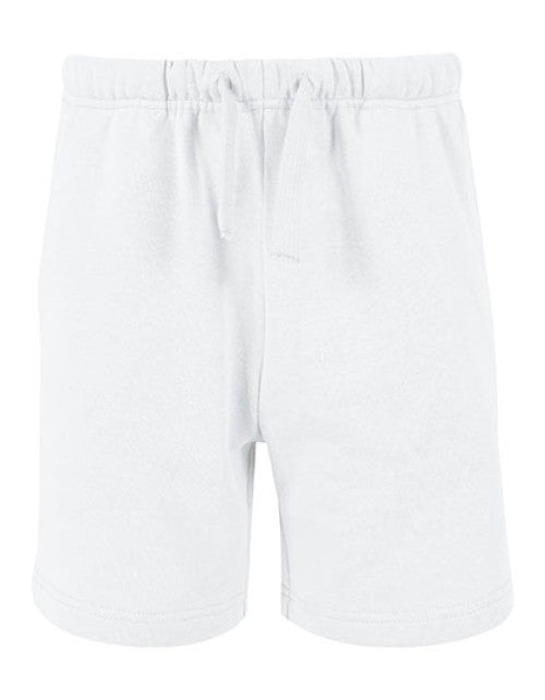 Build Your Brand Basic - Kids Basic Sweatshorts - White