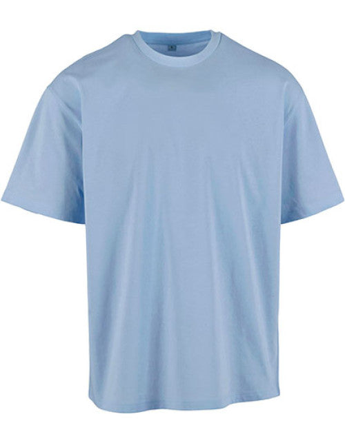 Build Your Brand Basic - Light Basic Loose Tee - Powder Blue