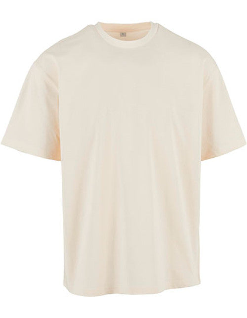 Build Your Brand Basic - Light Basic Loose Tee - White Sand