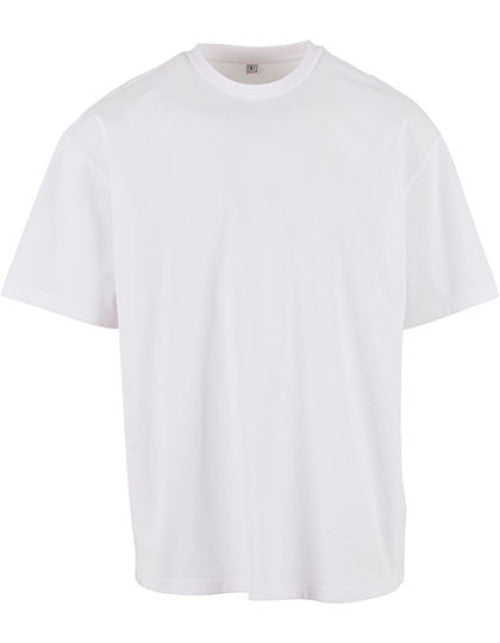 Build Your Brand Basic - Light Basic Loose Tee - White