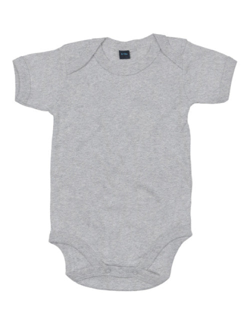Babybugz - Baby Bodysuit - Heather Grey Melange