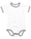 White / Heather Grey Melange