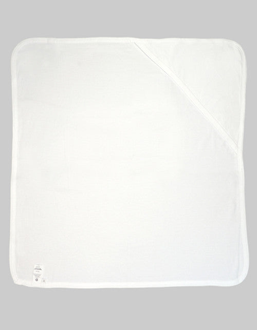 Babybugz - Baby Hooded Blanket - White
