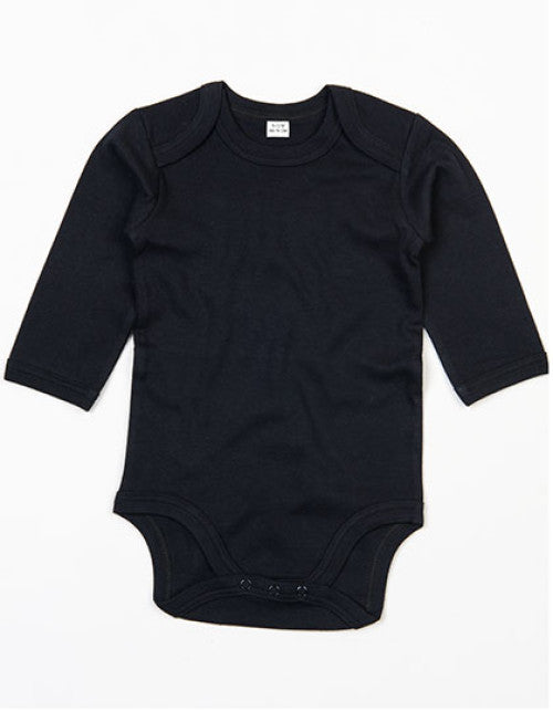 Babybugz - Baby Long Sleeve Bodysuit - Black