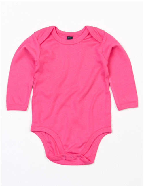 Babybugz - Baby Long Sleeve Bodysuit - Fuchsia