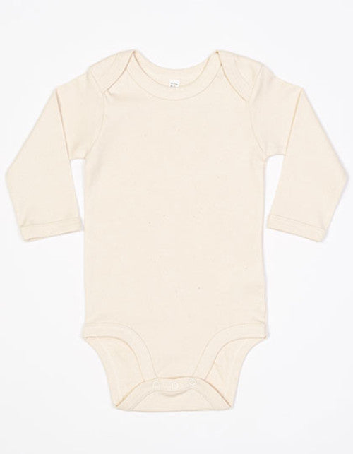 Babybugz - Baby Long Sleeve Bodysuit - Organic Natural