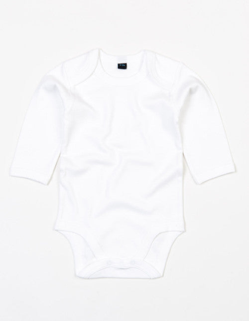 Babybugz - Baby Long Sleeve Bodysuit - White