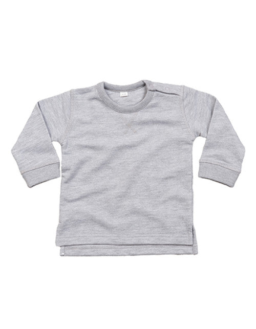 Babybugz - Baby Sweatshirt - Heather Grey Melange