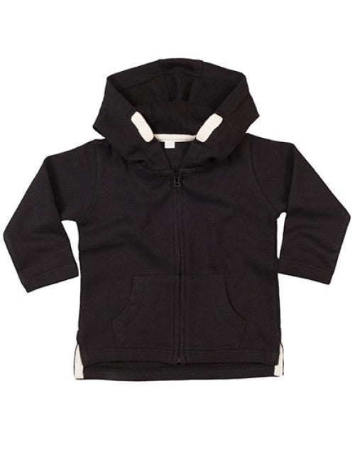 Babybugz - Baby Zipped Hoodie - Black
