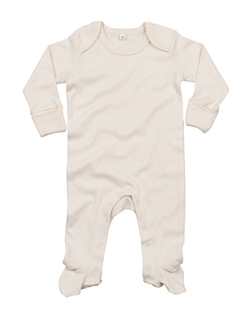 Babybugz - Baby Sleepsuit With Scratch Mitts - Organic Natural