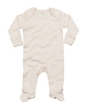 Sleepsuit With Scratch Mitts