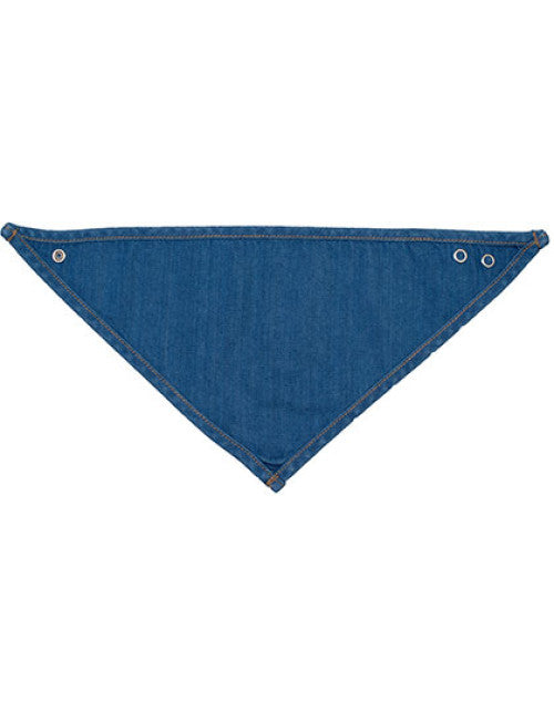 Babybugz - Baby Rocks Denim Bandana Bib - Denim Blue
