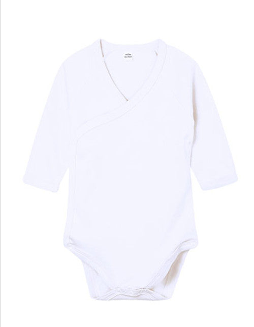 Babybugz - Baby Long Sleeve Kimono Bodysuit - White