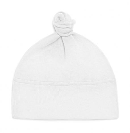 Babybugz - Baby One Knot Hat - White