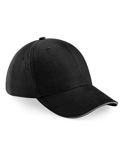 Beechfield - Athleisure 6 Panel Pet  - Black/Graphite Grey