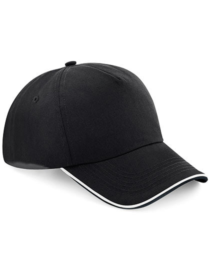 Beechfield - Authentic 5 Panel Pet - Black/White