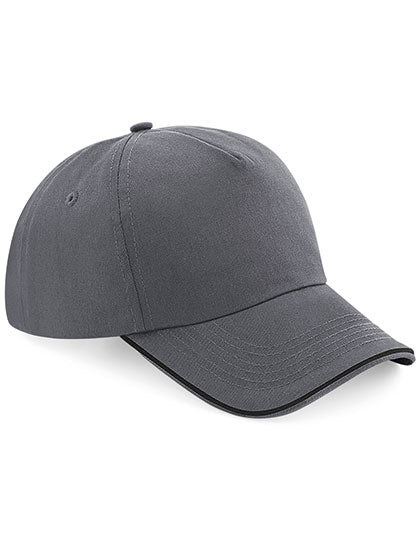 Beechfield - Authentic 5 Panel Pet - Graphite Grey/Black