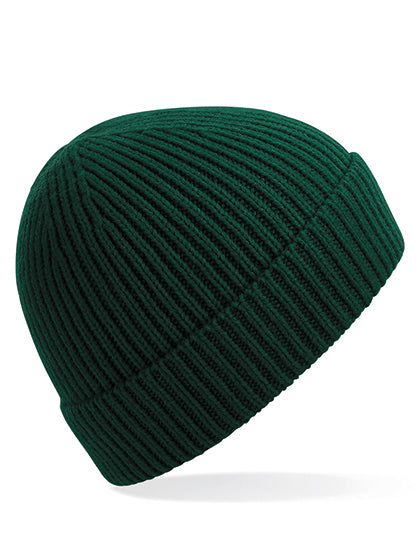 Beechfield - Engineered Geribbelde Muts - Bottle Green