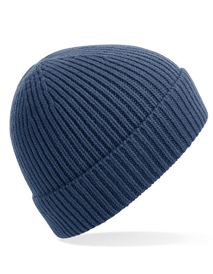 Beechfield - Engineered Geribbelde Muts - Steel Blue