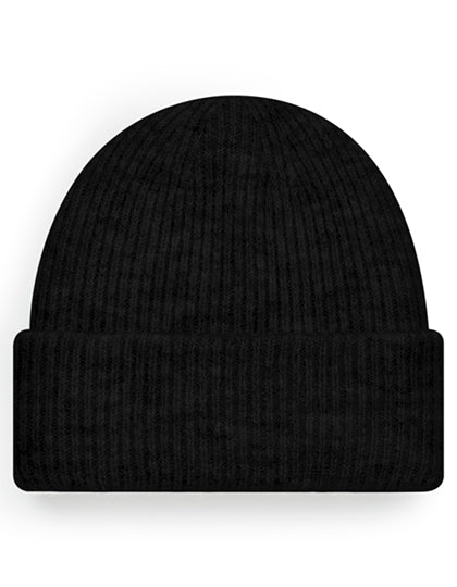 Beechfield - Cosy Ribbed Mutsen - Black Marl