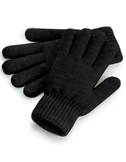 Beechfield - Cosy Ribbed Handschoenen - Black Marl