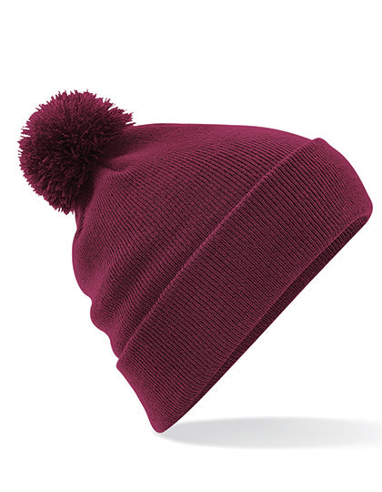 Beechfield - Original Pom Pom Muts - Burgundy