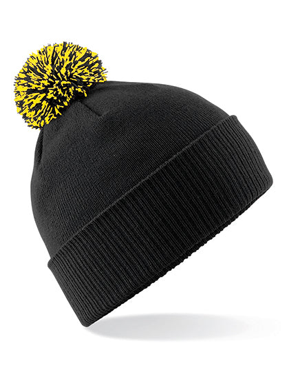 Beechfield - Snowstar Muts - Black/Yellow