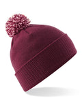 Burgundy/Off White