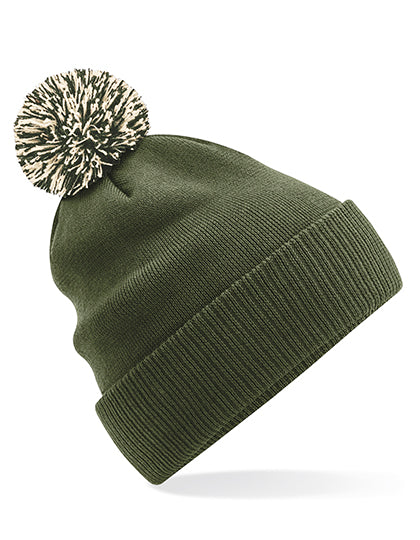 Beechfield - Snowstar Muts - Olive Green/Oatmeal