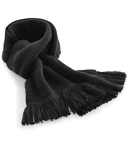 Beechfield - Classic Knitted Sjaal - Black