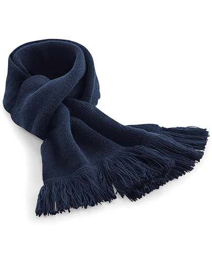 Beechfield - Classic Knitted Sjaal - French Navy