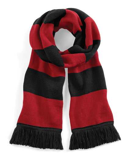 Beechfield - Stadion Sjaal - Black/Classic Red