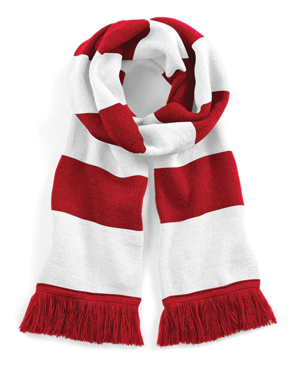 Beechfield - Stadion Sjaal - Classic Red/White