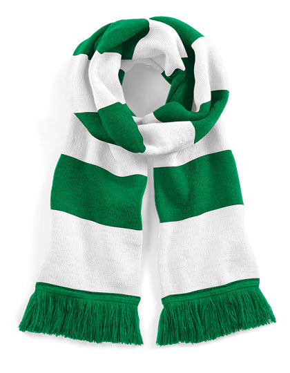Beechfield - Stadion Sjaal - Kelly Green/White